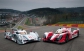 Toyota TS030 и Audi R18 E-Tron Quattro позируют для камеры