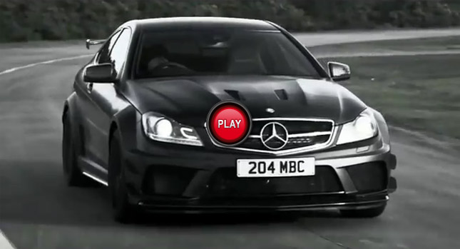 Mercedes-Benz показал темную сторону C63 AMG Coupe Black Series