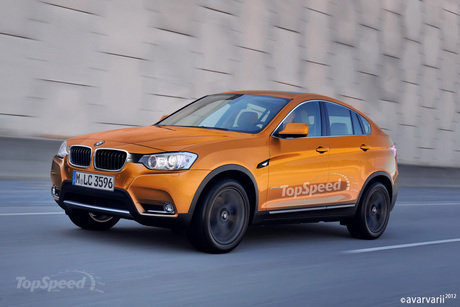 Первые наброски BMW X4 модельного ряда 2013 года 