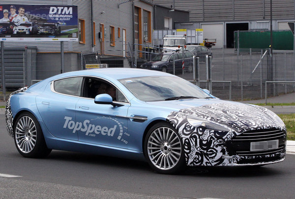 Aston Martin Rapide S впервые замечен на тестах 