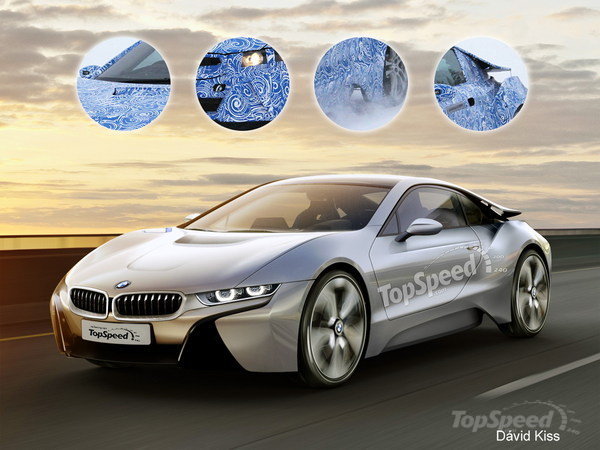 В сети появился первый рендер BMW i8 