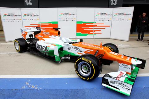 Sahara Force India F1 Team представила новой болид