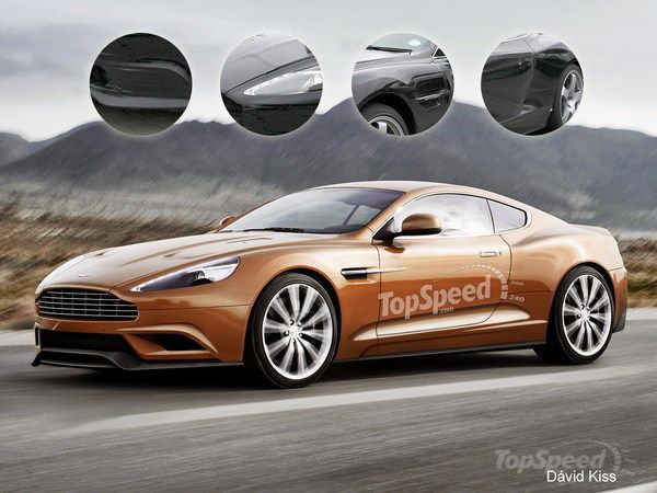 Первый рендер Aston Martin DBS модельного ряда 2013 года 