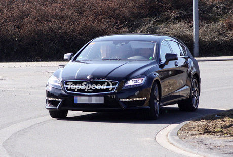 Mercedes CLS63 AMG Shooting Brake замечен на тестах 