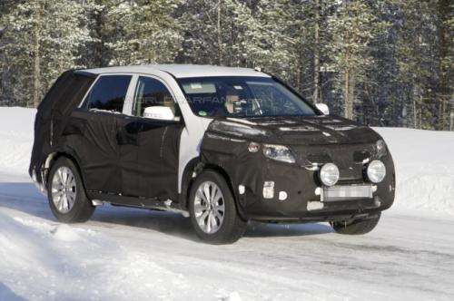 2013 Kia Sorento Facelift spied