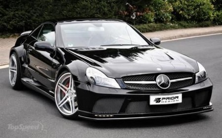 2011 Mercedes SL R230 Black Edition от Prior Design