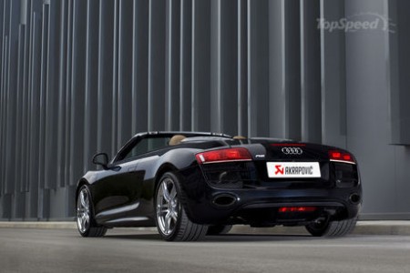 Audi R8 V10 получает систему выпуска от Akrapovic