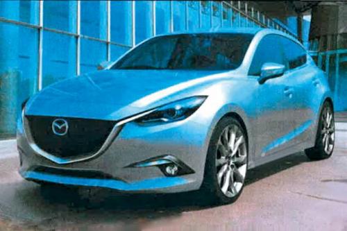 Первые изображения 2014 Mazda3 