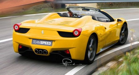 Ferrari представит кабриолет 458 Italia Spider