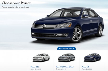 Создай свой собственный Volkswagen Passat