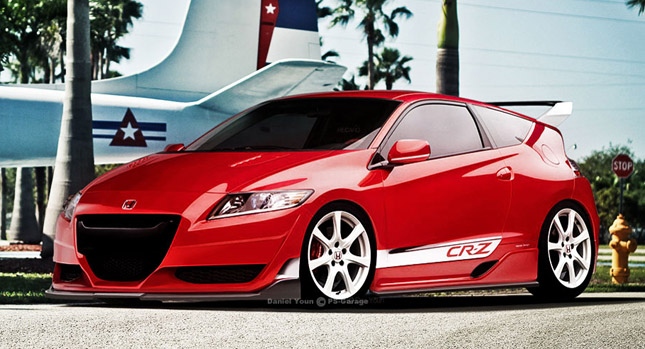 Рендер горячей Honda CR-Z Type R