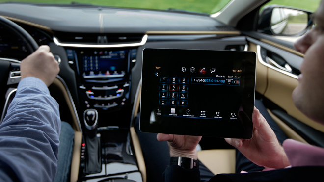 Cadillac добавил в комплектацию XTS 2013 iPad 