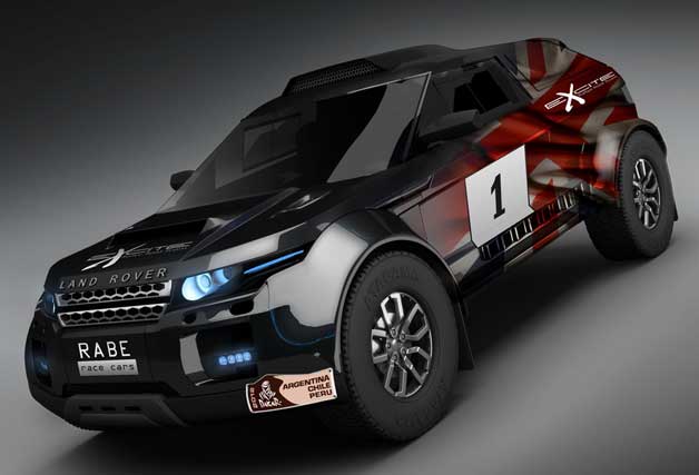 Land Rover Evoque готовится к Дакар