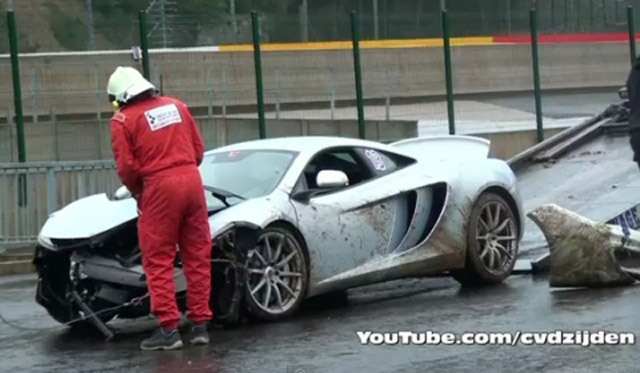 Разбит еще один McLaren MP4-12C