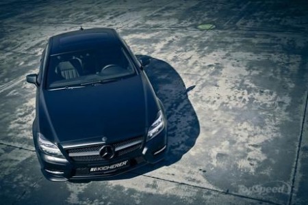 Готично-чёрный Mercedes CLS 500 от компании Kicherer