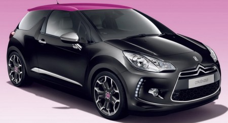 Citroen отмечает продажи розовым DS3