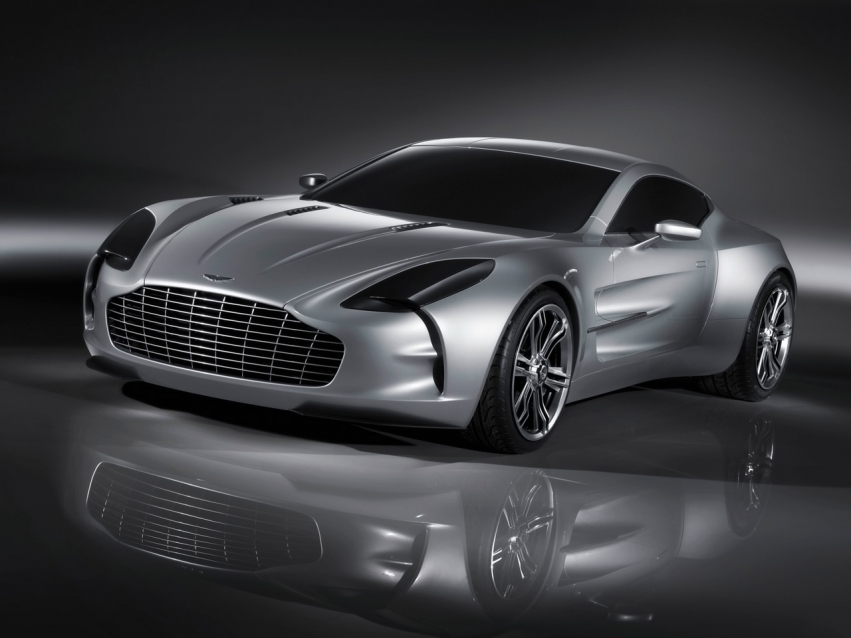 Авто обои Aston Martin  Aston Martin One-77 Leakage