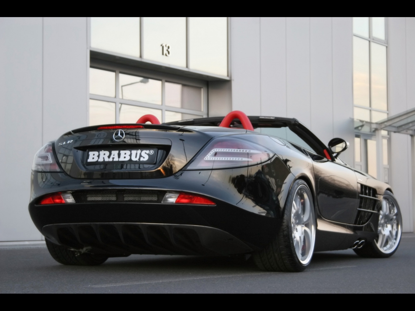 Авто обои Mercedes-Benz 2008 Brabus Mercedes-Benz SLR Roadster McLaren