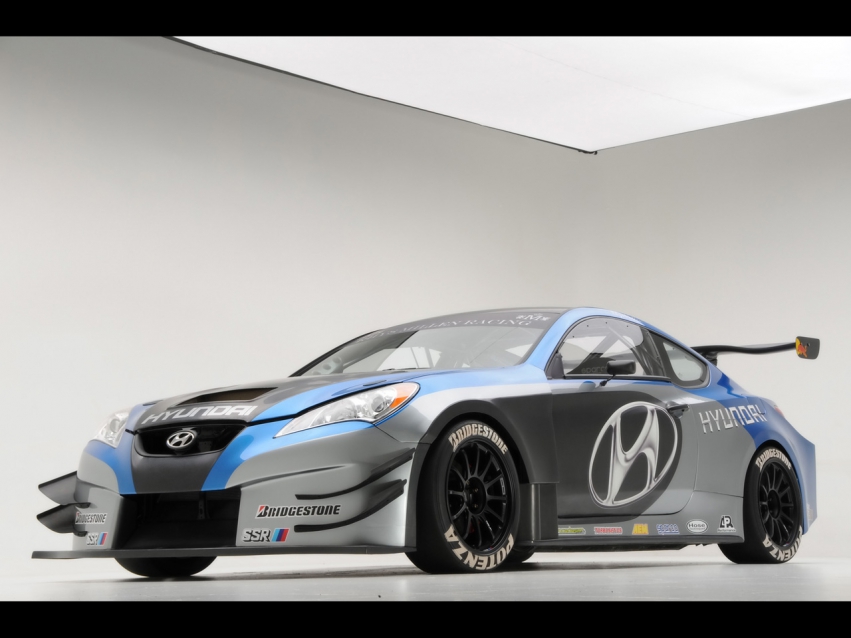 Авто обои Hyundai Hyundai Rhys Millen Racing Genesis Coupe 2010