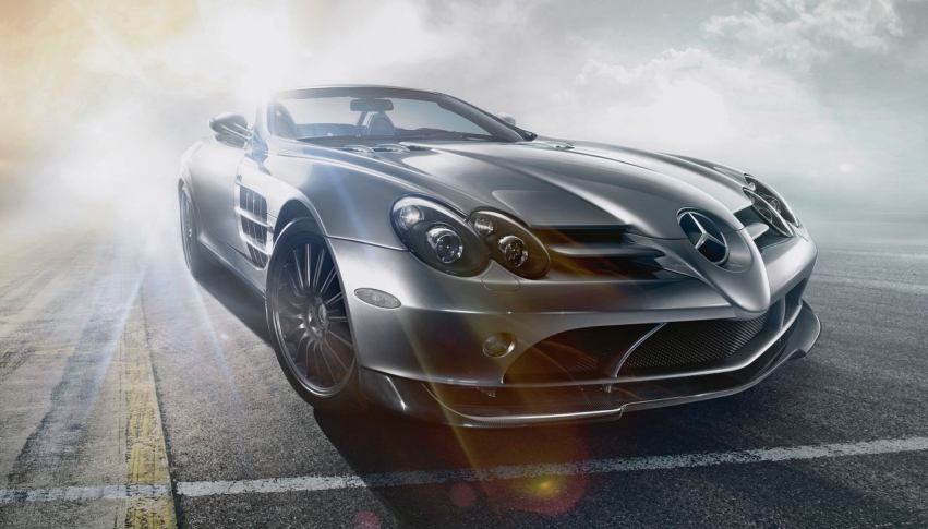 Авто обои Mercedes-Benz Mercedes SLR McLaren 722S Roadster