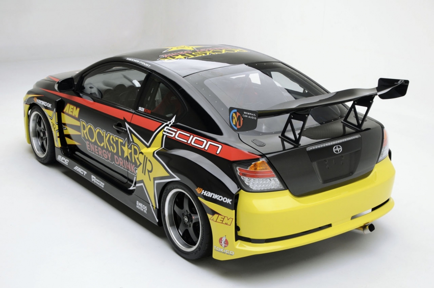 Авто обои Scion Formula D AEM/Rockstar tC 2009