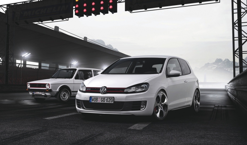 Авто обои Volkswagen Volkswagen GTI MK VI 2010