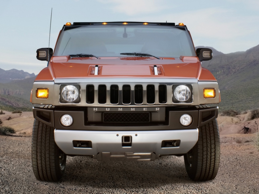 Авто обои Hummer H2 Black Chrome Limited Edition 2009