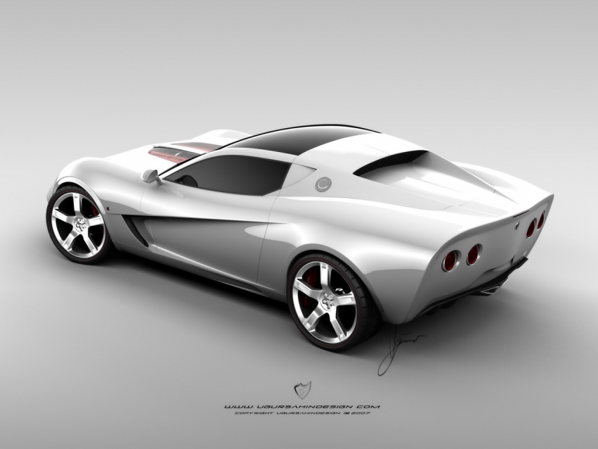 Авто обои Chevrolet 2009 Chevrolet Corvette Z03 Concept by Ugur Sahin Design
