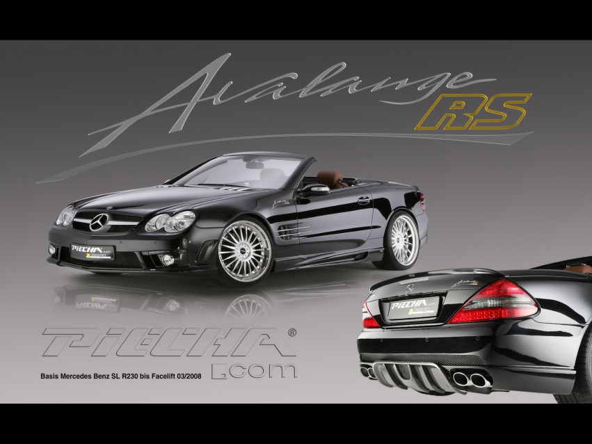 Авто обои Mercedes-Benz Piecha Design Avalange RS 2009