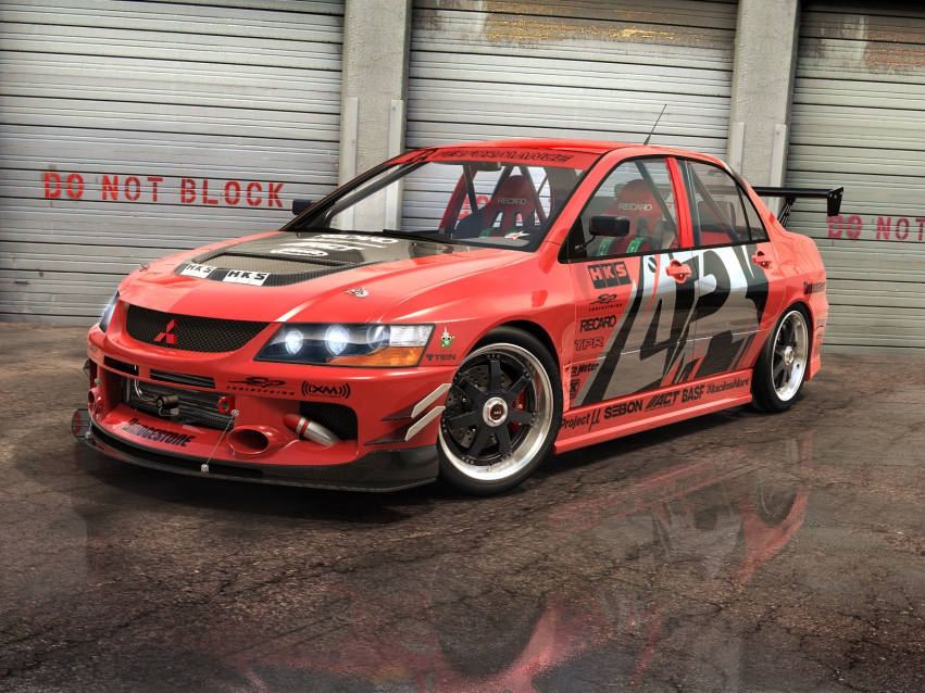 Авто обои Mitsubishi Evo9