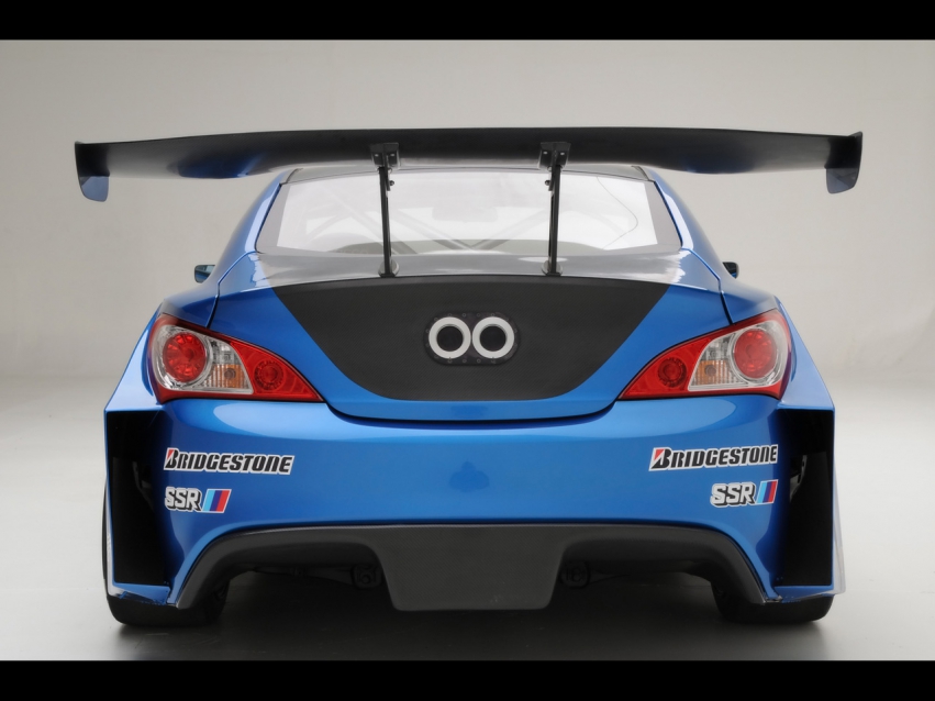 Авто обои Hyundai Hyundai Rhys Millen Racing Genesis Coupe 2010