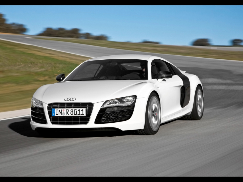 Авто обои Audi 2009 Audi R8 5.2 FSI quattro