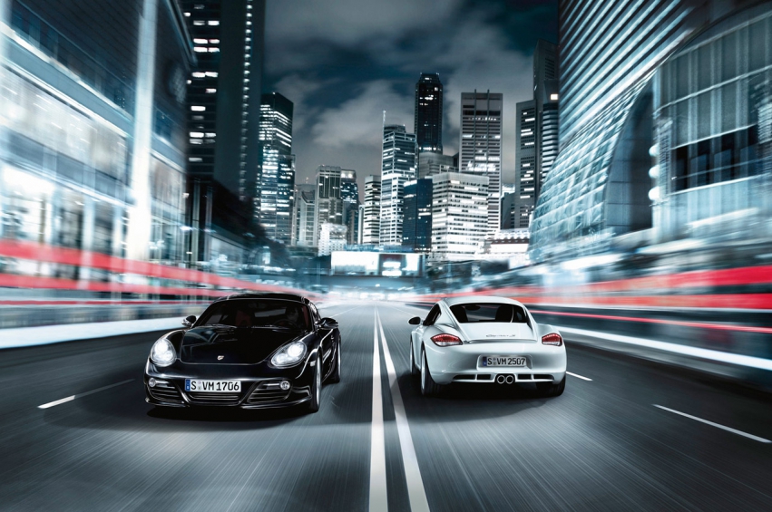 Авто обои Porsche Porsche Cayman and Boxster 2010