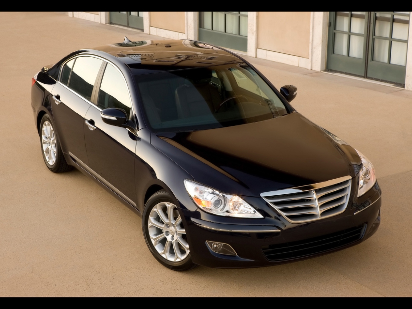 Авто обои Hyundai 2009 Hyundai Genesis Sedan