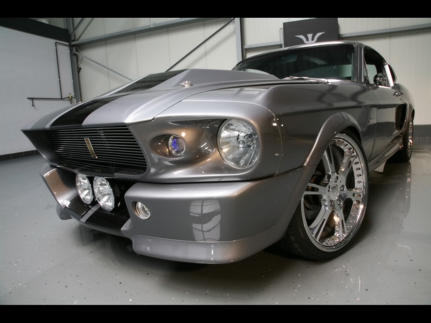 Авто обои Ford Wheelsandmore Mustang Shelby GT500 Eleanor 2009