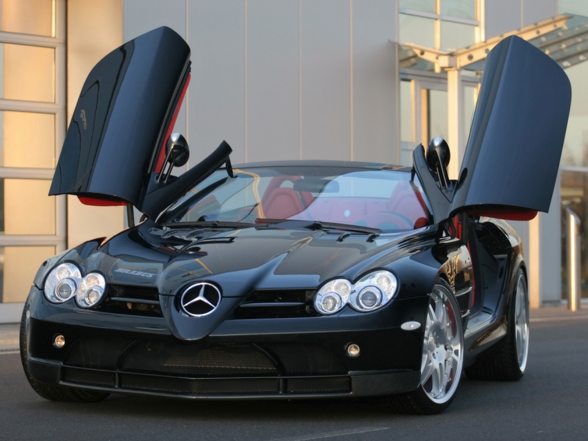 Авто обои Mercedes-Benz 2008 Brabus Mercedes-Benz SLR Roadster McLaren