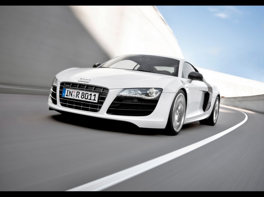 Авто обои Audi 2009 Audi R8 5.2 FSI quattro