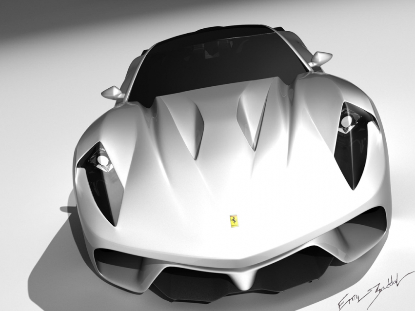 Авто обои Ferrari Concept 2009