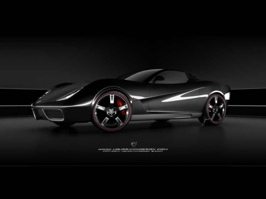 Авто обои Chevrolet 2009 Chevrolet Corvette Z03 Concept by Ugur Sahin Design