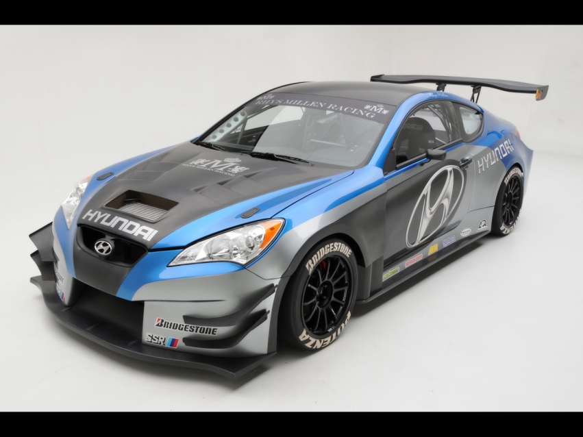 Авто обои Hyundai Hyundai Rhys Millen Racing Genesis Coupe 2010