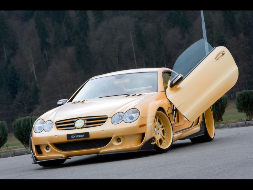 Авто обои Mercedes-Benz FAB Design SL Widebody