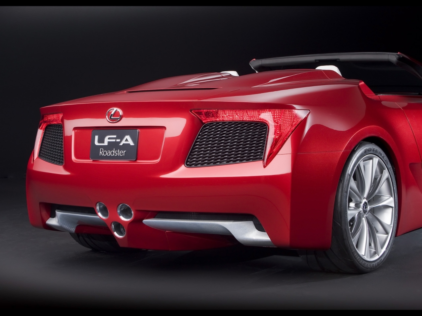 Авто обои Lexus 2008 Lexus LF-A Roadster Concept