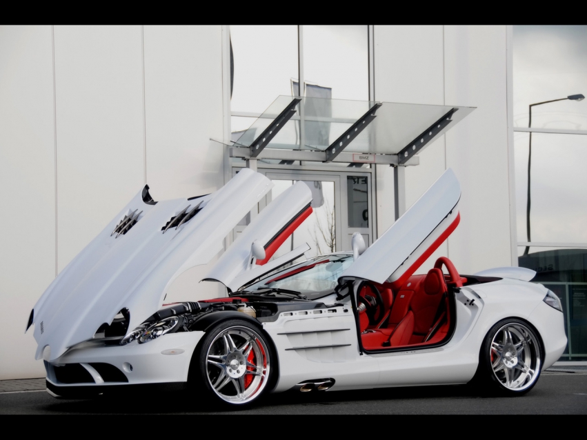 Авто обои Mercedes-Benz 2008 Brabus SLR McLaren Tender Package