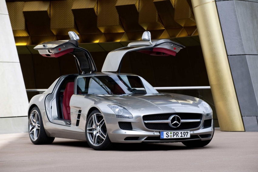 Авто обои Mercedes-Benz SLS AMG 2010