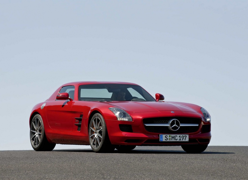 Авто обои Mercedes-Benz SLS AMG 2010