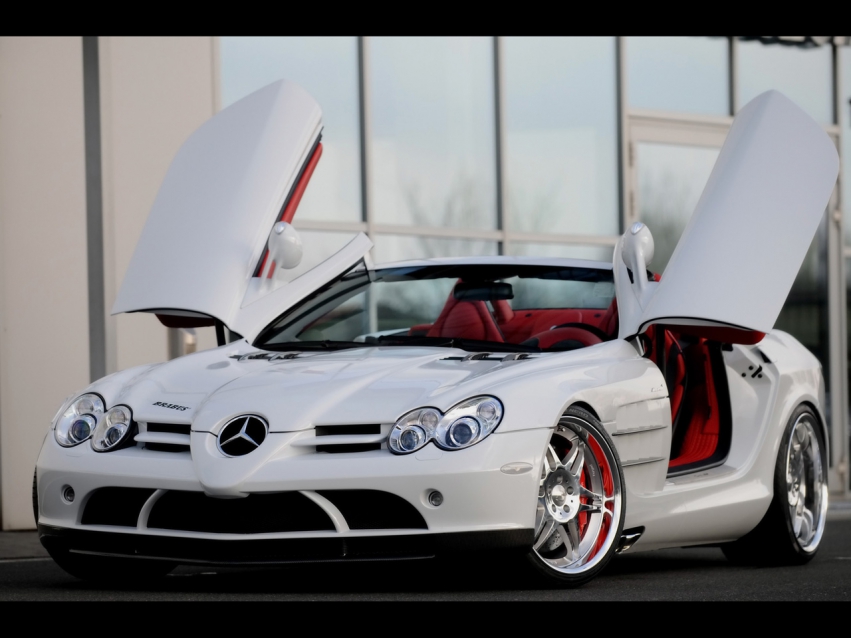 Авто обои Mercedes-Benz 2008 Brabus SLR McLaren Tender Package