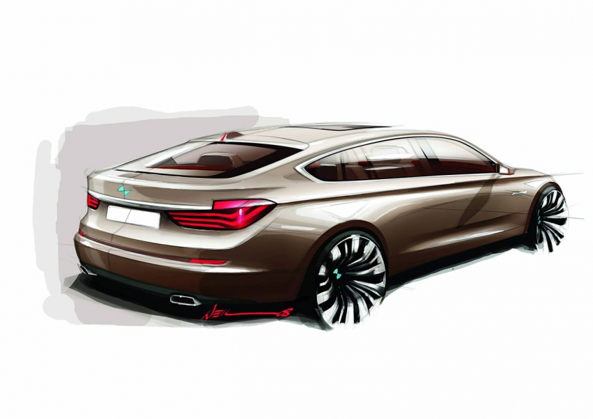 Авто обои BMW BMW 5 Series Gran Turismo concept