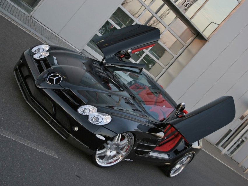 Авто обои Mercedes-Benz 2008 Brabus Mercedes-Benz SLR Roadster McLaren