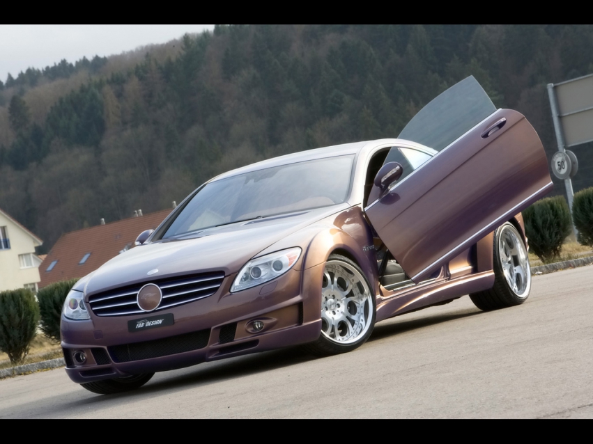 Авто обои Mercedes-Benz FAB Design CL Widebody