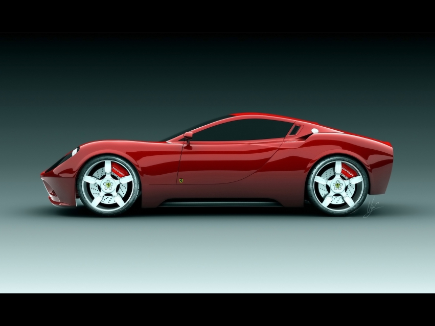 Авто обои Ferrari Ferrari Dino Concept